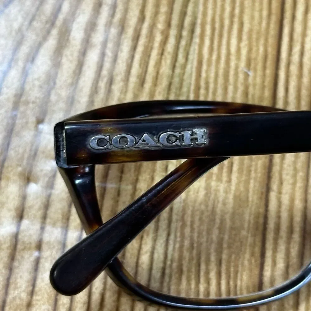 Coach HC6103 Eyeglasses Frames Dark Tortoise 52-16-140 Women w/ Case FRAMES ONLY